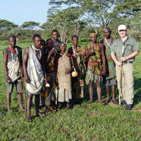 Rob 17 Hadzabe walk from Mw