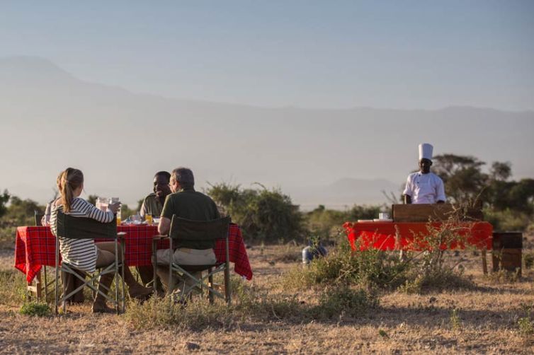 Elewana Tortilis Camp Bush Breakfast