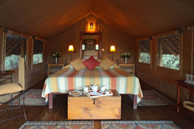 Elewana Tortilis Camp Double Tent Interior