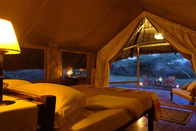 Elewana Tortilis Camp Double Tent Interior