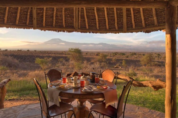 Elewana Tortilis Camp Family View