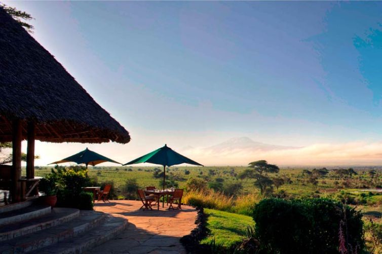 Elewana Tortilis Camp Lounge View