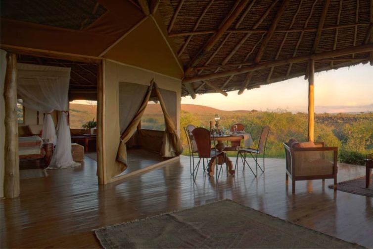 Elewana Tortilis Camp Private House Verandah