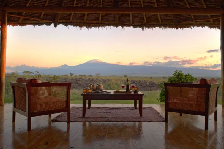 Elewana Tortilis Camp Private House View Kilimanjaro
