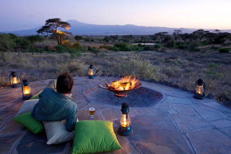 Elewana Tortilis Camp Sundowner