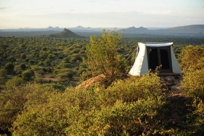 Karisia Walking Safaris Classic Tent View