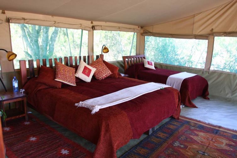 Kicheche Laikipia Family Tent Interior