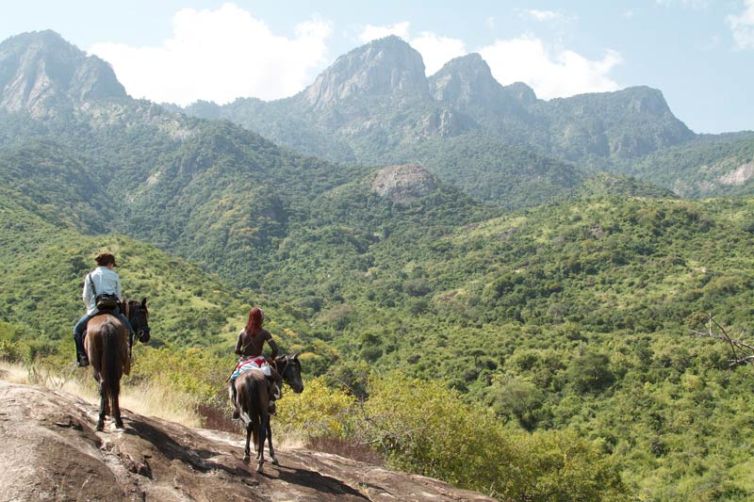 Sarara Camp horse riding matthews range