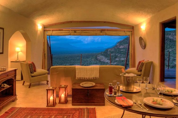 Saruni Samburu Lounge and View