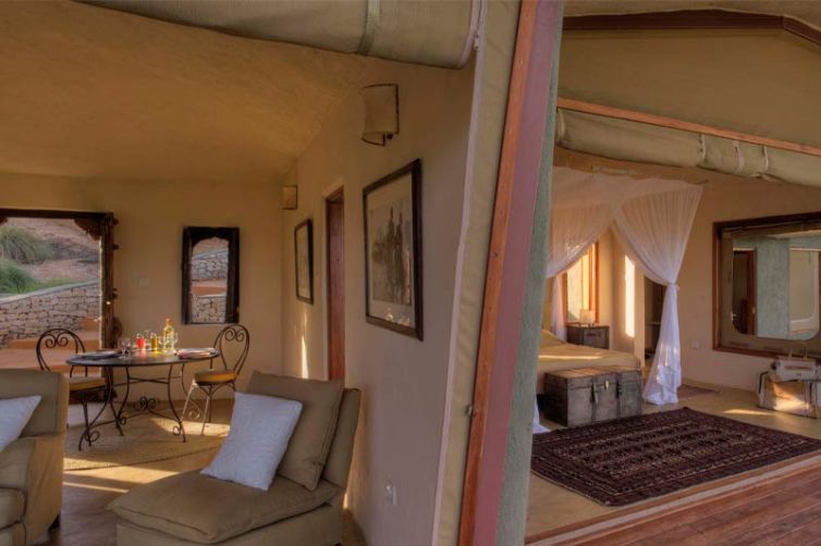 Saruni Samburu Lounge and Bedroom