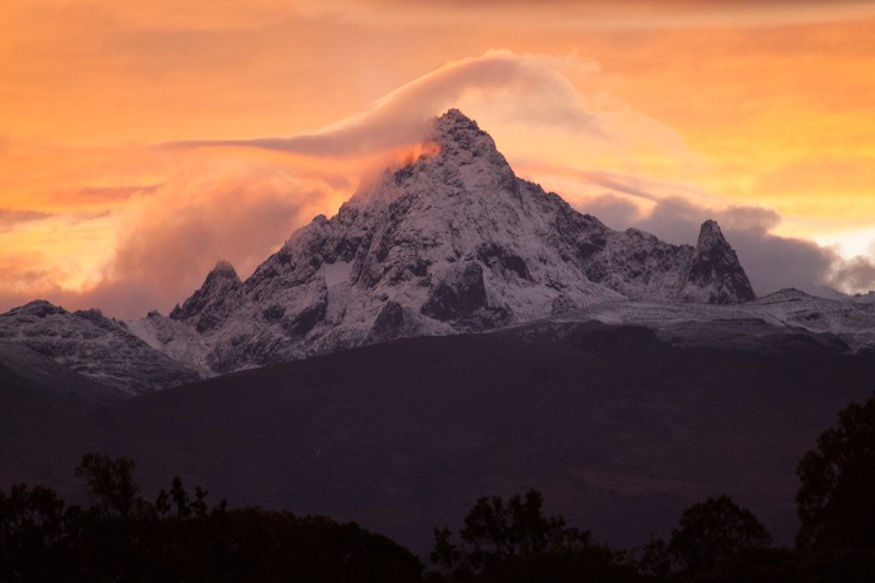 Karisia Mount Kenya Sunrise