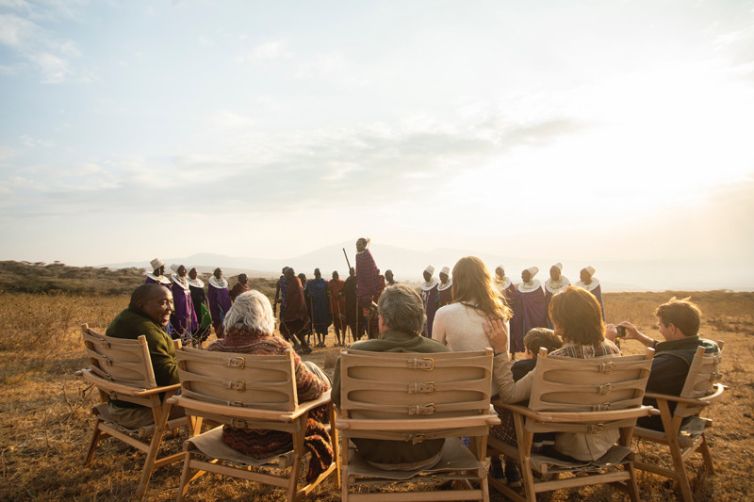 Entamanu Ngorongoro private family fire place