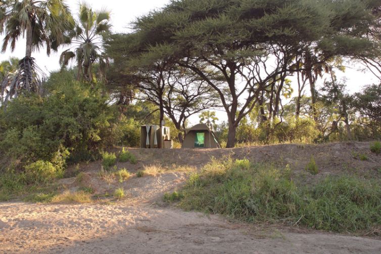Kichaka Expeditions untamed tent setting