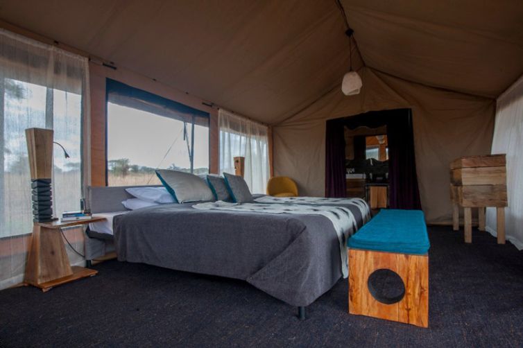 Kichuguu Camp tent interior