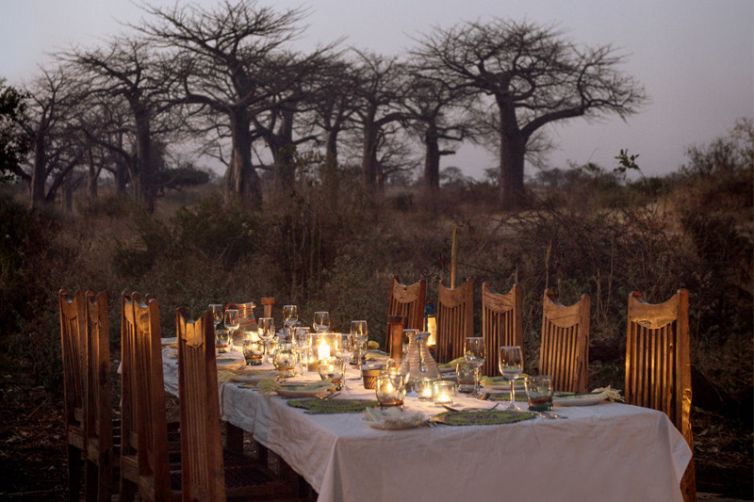 Kigelia Ruaha outdoor dining