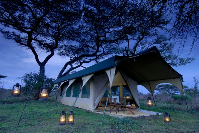 Kirurumu Serengeti Camp tent exterior
