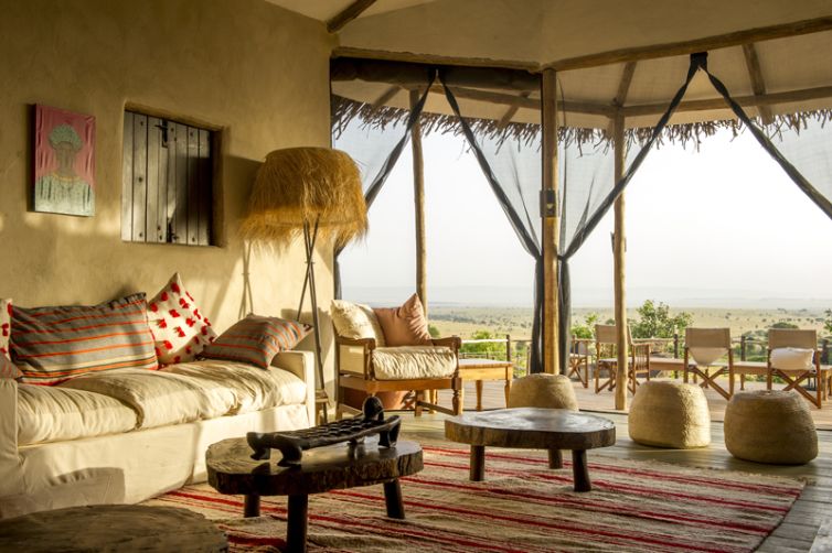 Mkombe's House Lamai lounge view