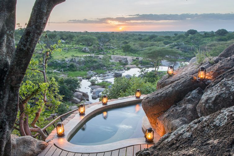 Mwiba Lodge jacuzzi