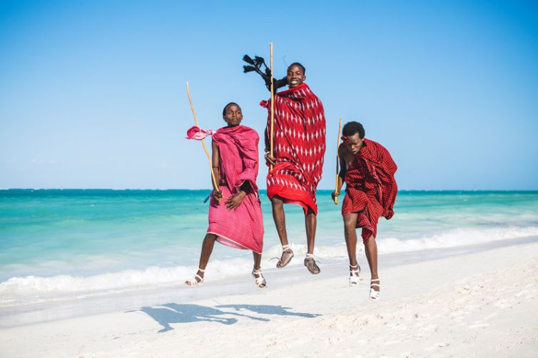 Next Paradise Boutique Resort beach Maasai jumping