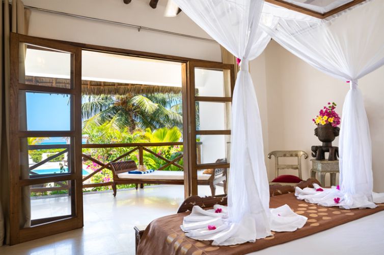 Next Paradise Boutique Resort honeymoon suite bedroom view