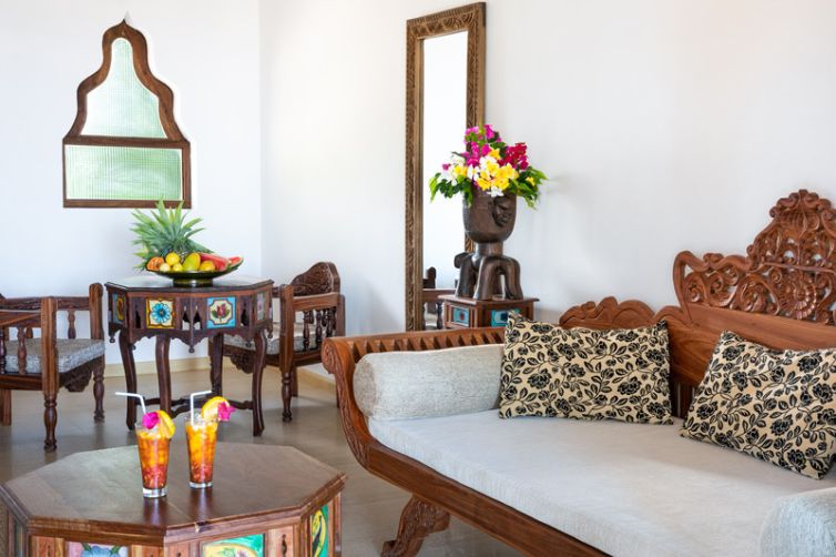 Next Paradise Boutique Resort honeymoon suite dining and lounge