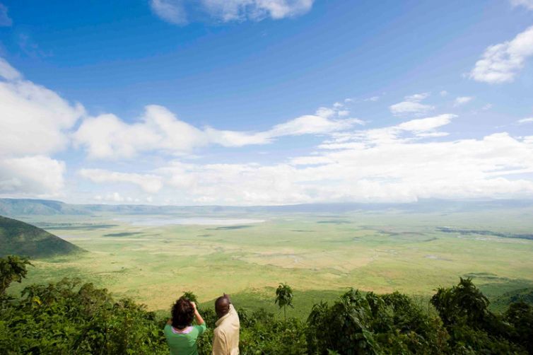 Ngorongoro Farm House crater view