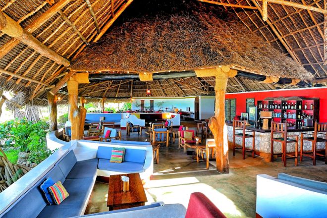 Pongwe Beach Hotel bar restaurant