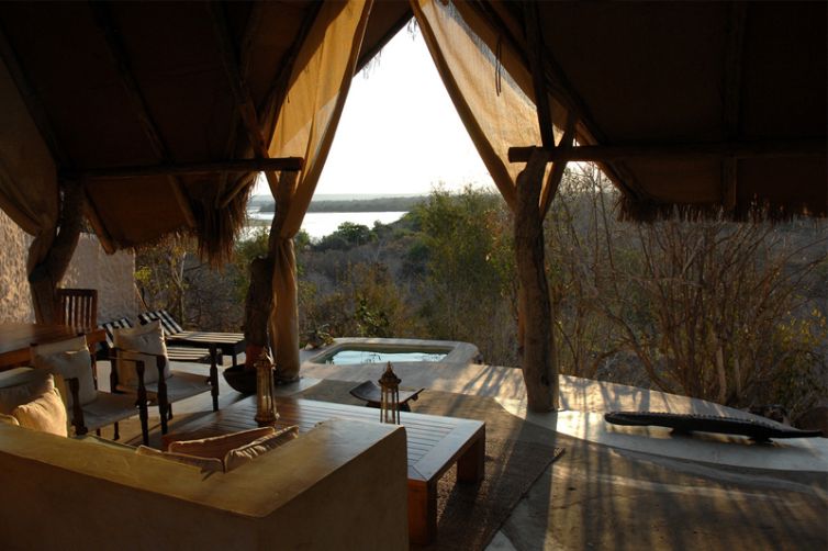 Sand Rivers Selous room view