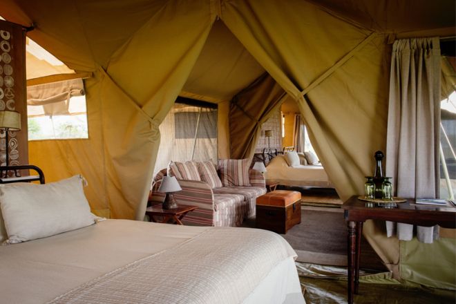 Serengeti Safari Camp family tent