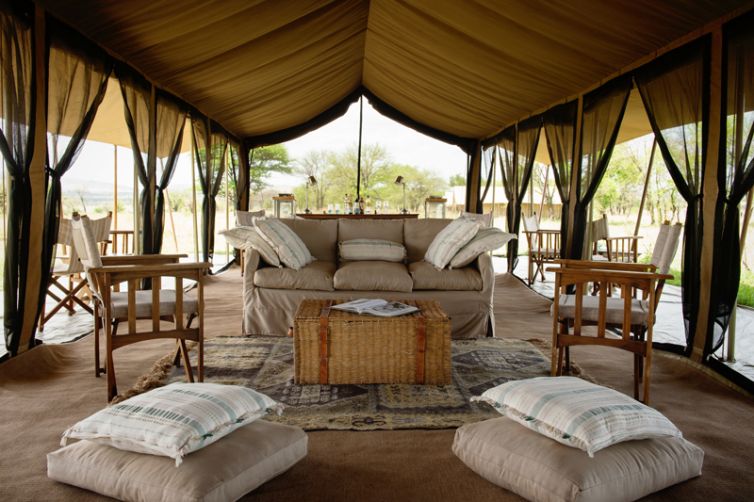 Serengeti Safari Camp lounge