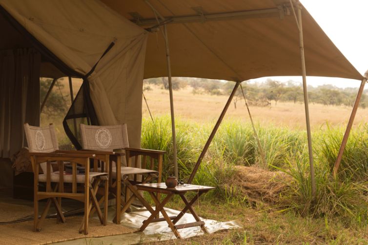 Serengeti Safari Camp tent exterior