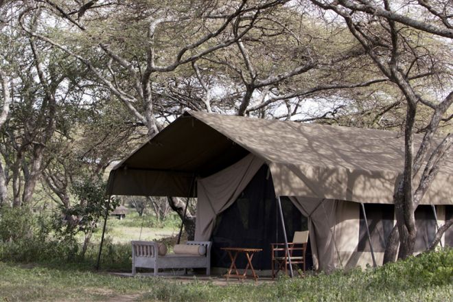 Serian Serengeti South Camp tent exterior