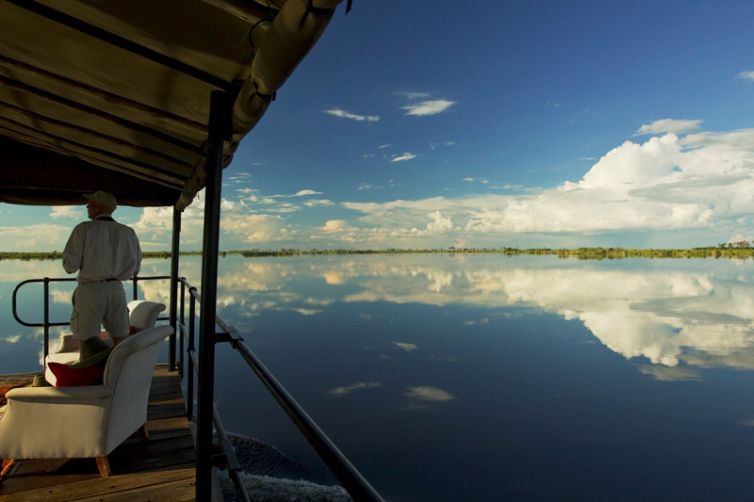 Zarafa Camp Barge Boat