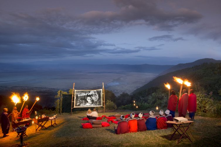 &Beyond Ngorongoro Crater Lodge bush movie