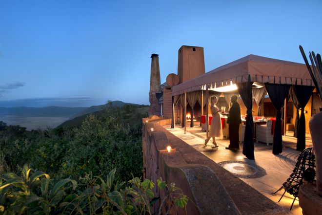 &Beyond Ngorongoro Crater Lodge exterior