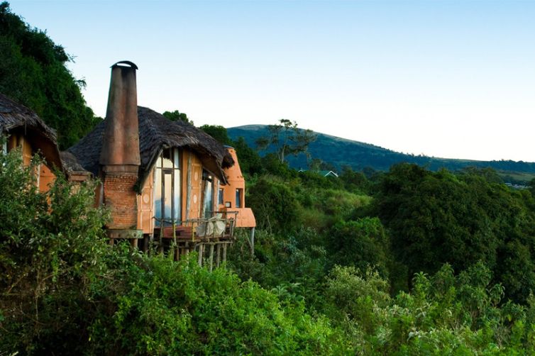 &Beyond Ngorongoro Crater Lodge exterior