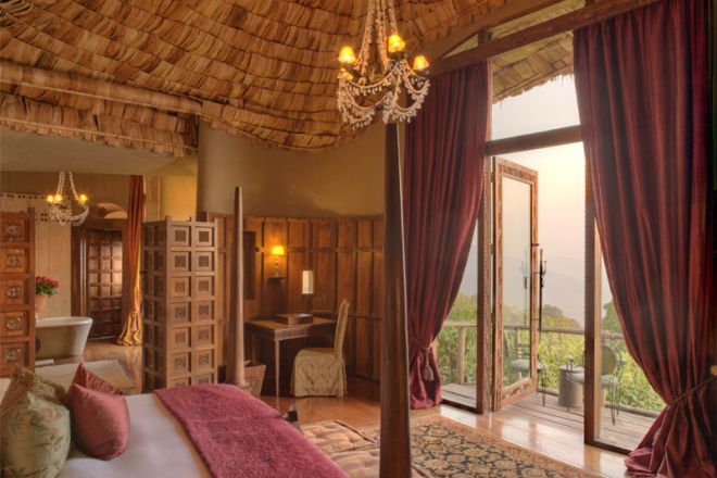 &Beyond Ngorongoro Crater Lodge guest room