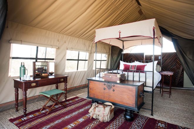 Camp Kalahari Tent Interior
