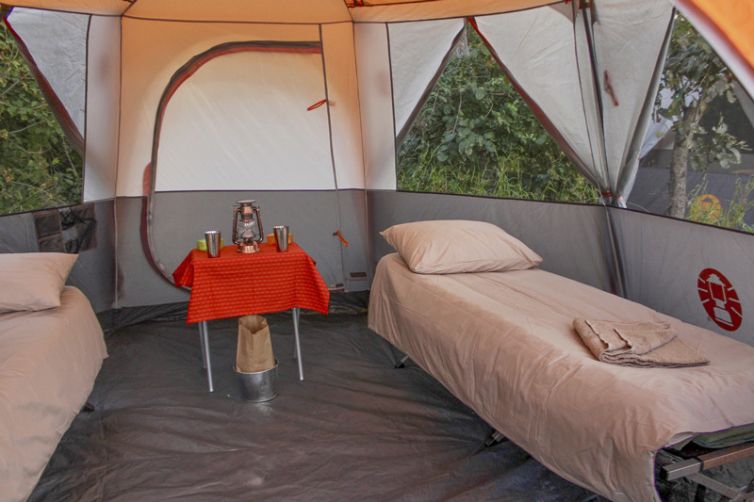 David Foot Walking Safaris Tent Interior