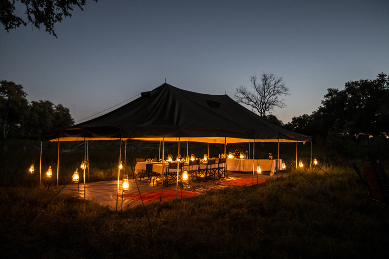 Golden Africa Safaris Dining Tent