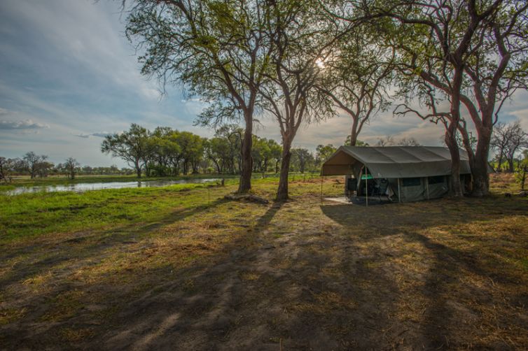 Golden Africa Safaris Tent Setting