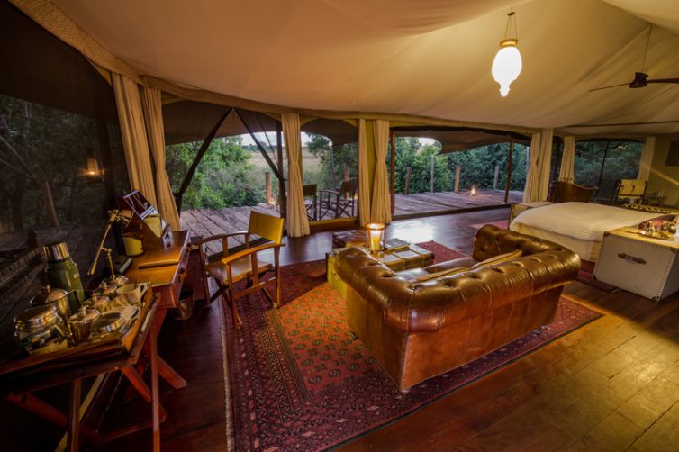 Mara Plains Camp Room Lounge