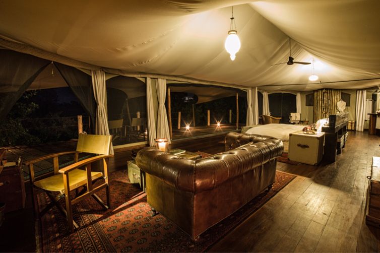 Mara Plains Camp Room Lounge