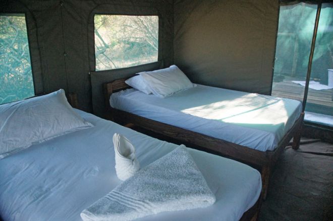 Ntemwa Busanga Camp Tent Interior