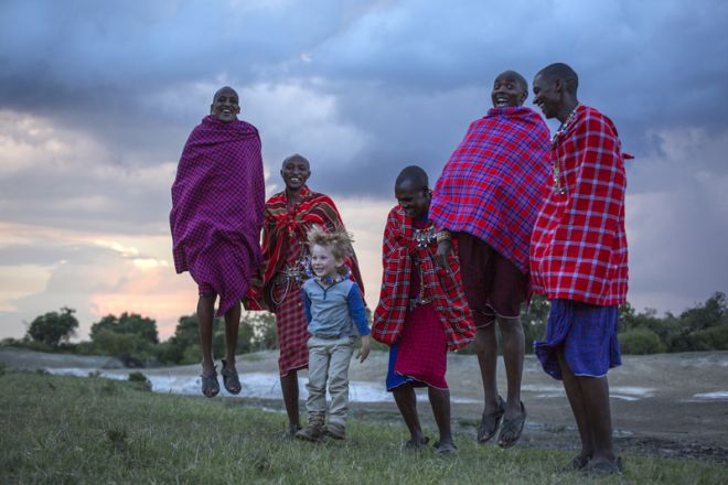 Richards River Camp Kids Maasai