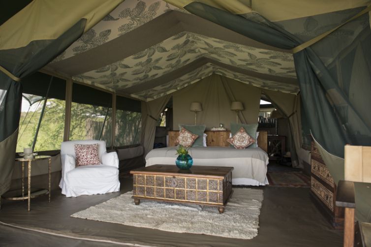 Richards River Camp Tent Interior