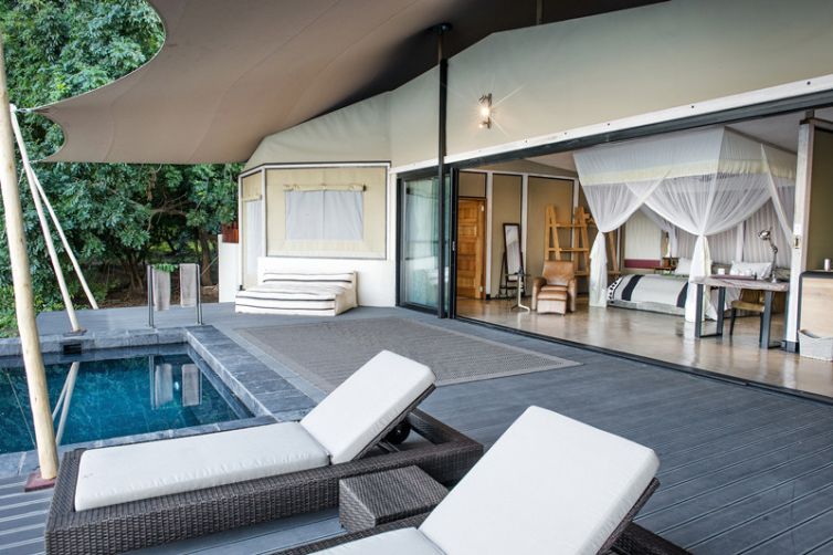 Sausage Tree Camp Suite Deck