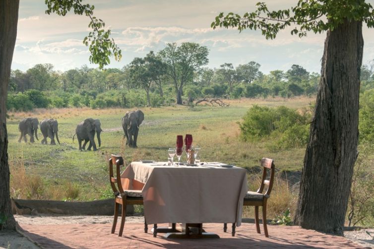 Selinda Explorers Camp Private Dining