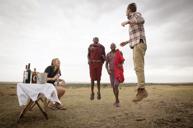 Serian's Nkorombo Mobile sundowner maasai