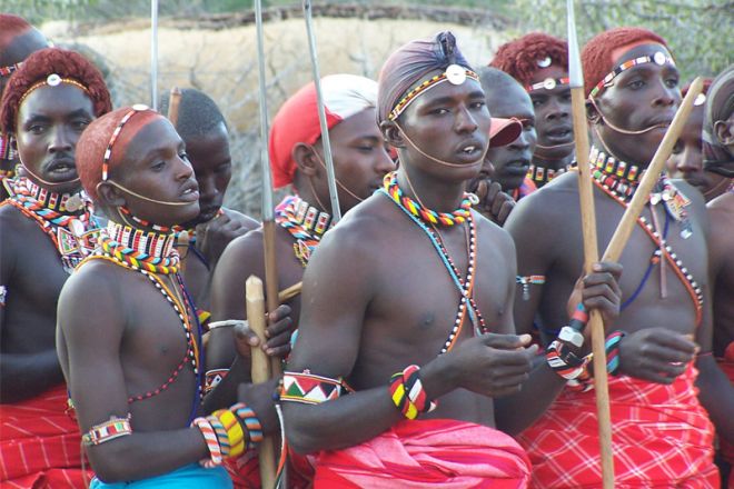 Sosian samburu dancers